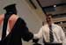 Dr. Darrin Thorton congratulating 2012 Phi Kappa Phi initiate #21.